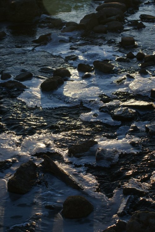Snow, Rocks, and Light