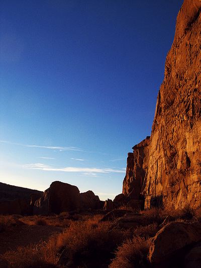 Sunset at Chaco Culture Ruins November 16, 2007