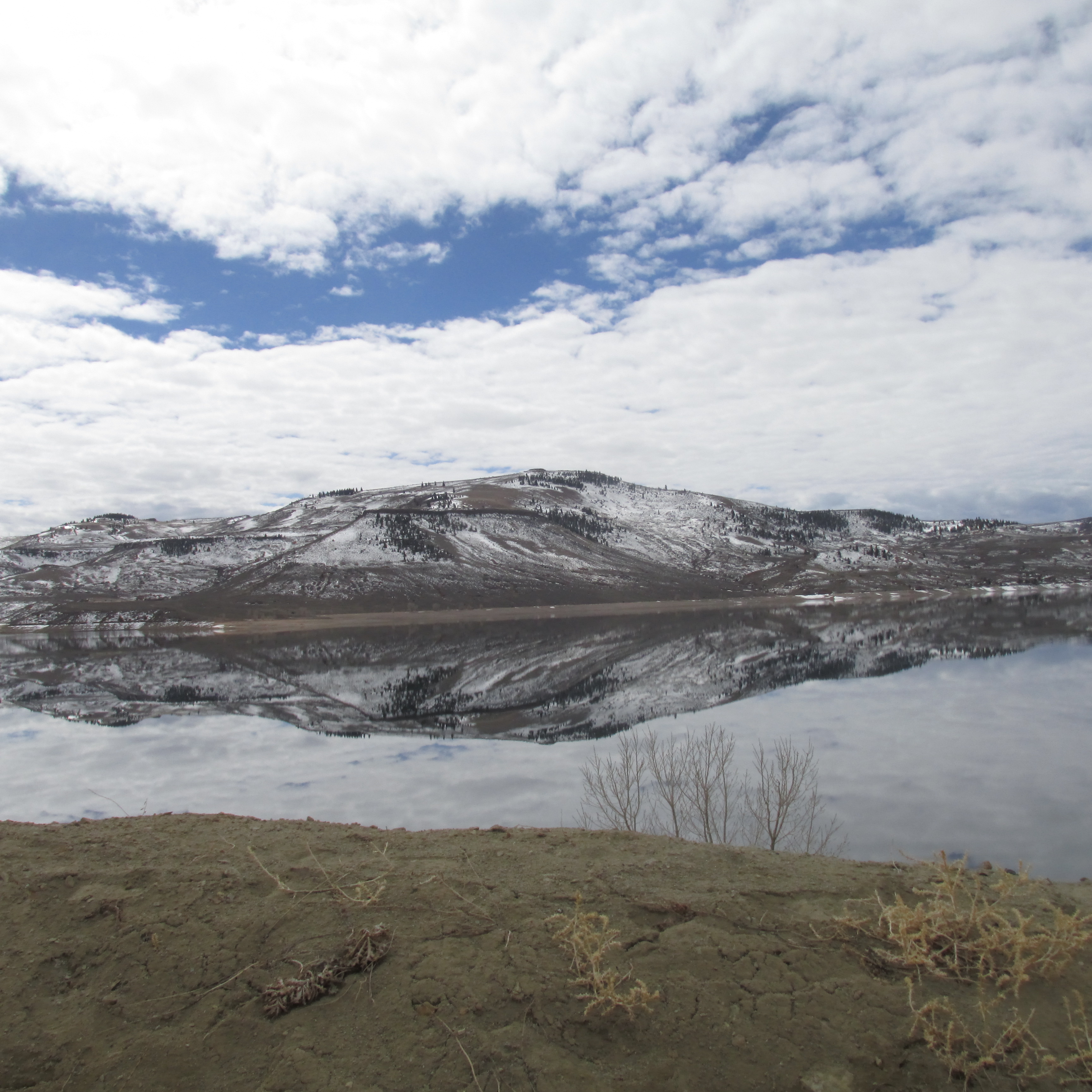 blue mesa reflection